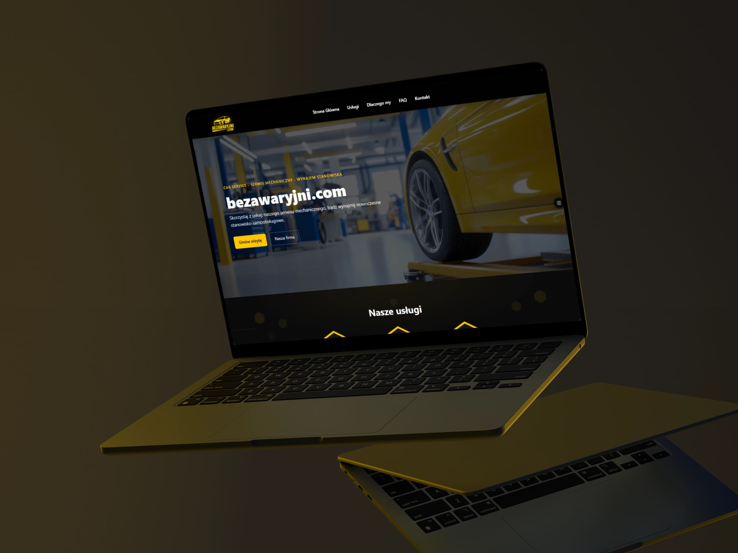 Bezawaryjni – Landing Page